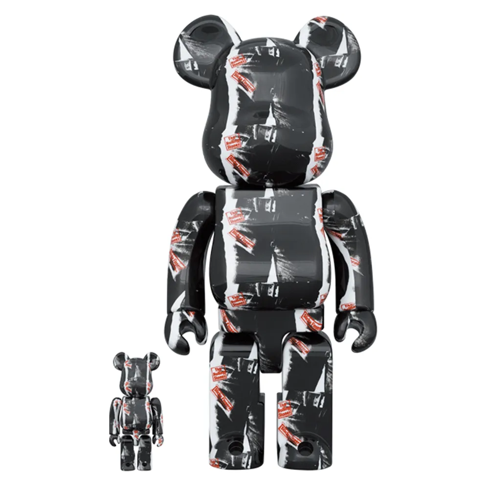 400%   100% Bearbrick Andy Warhol X The Rolling Stones - Sticky Fingers