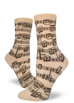 A Genius Composition Women's Music Socks