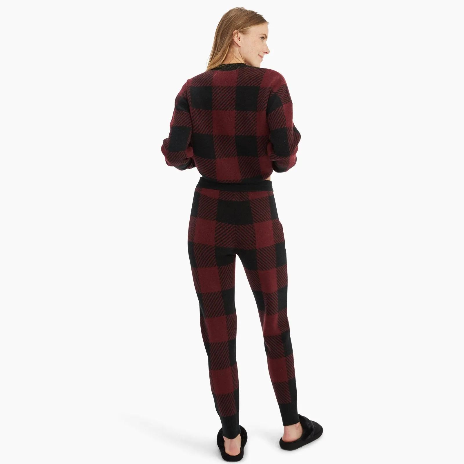 Cashmere Plaid Matchback Jogger