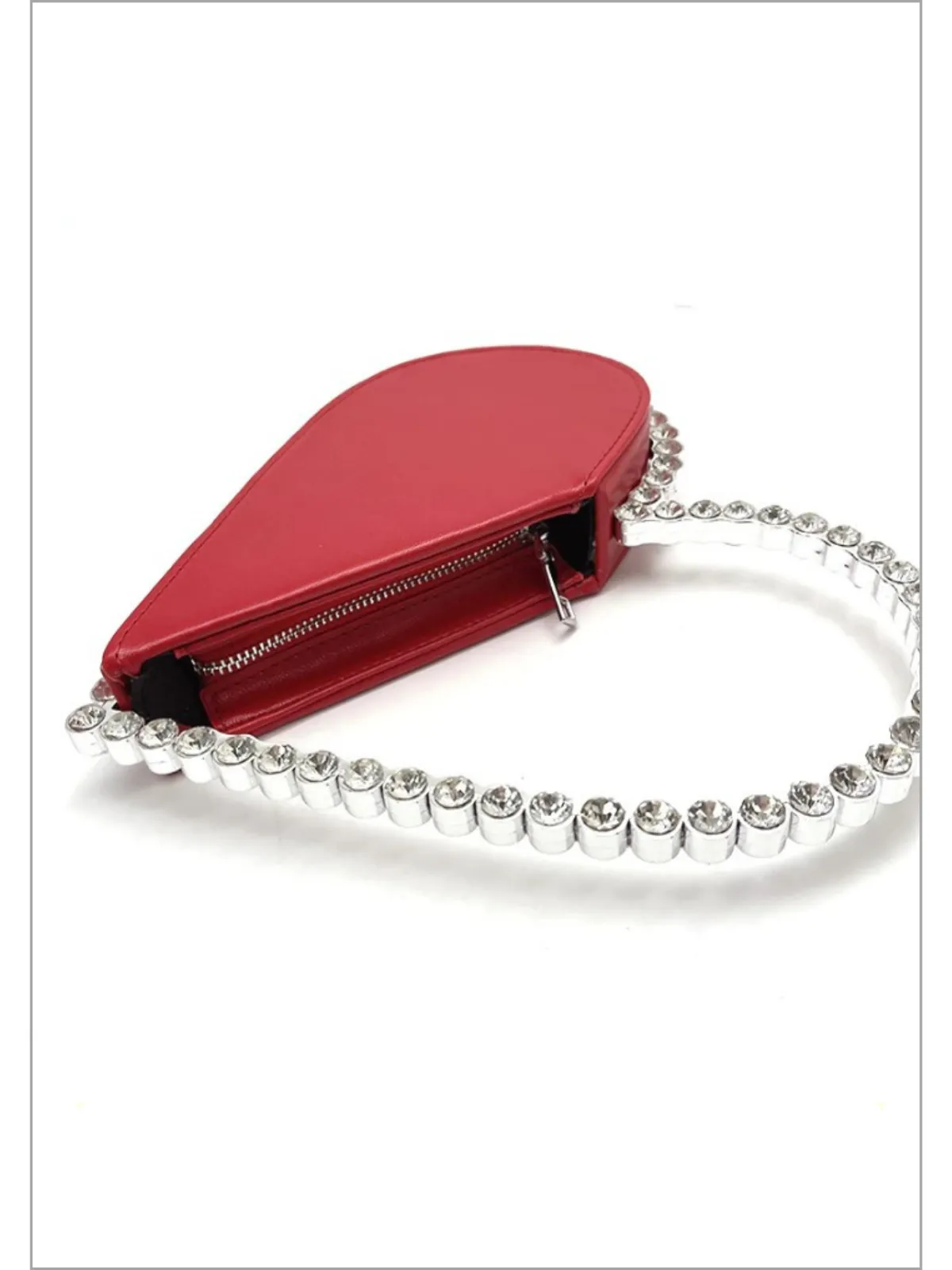 Charm and Glam Heart Evening Clutch