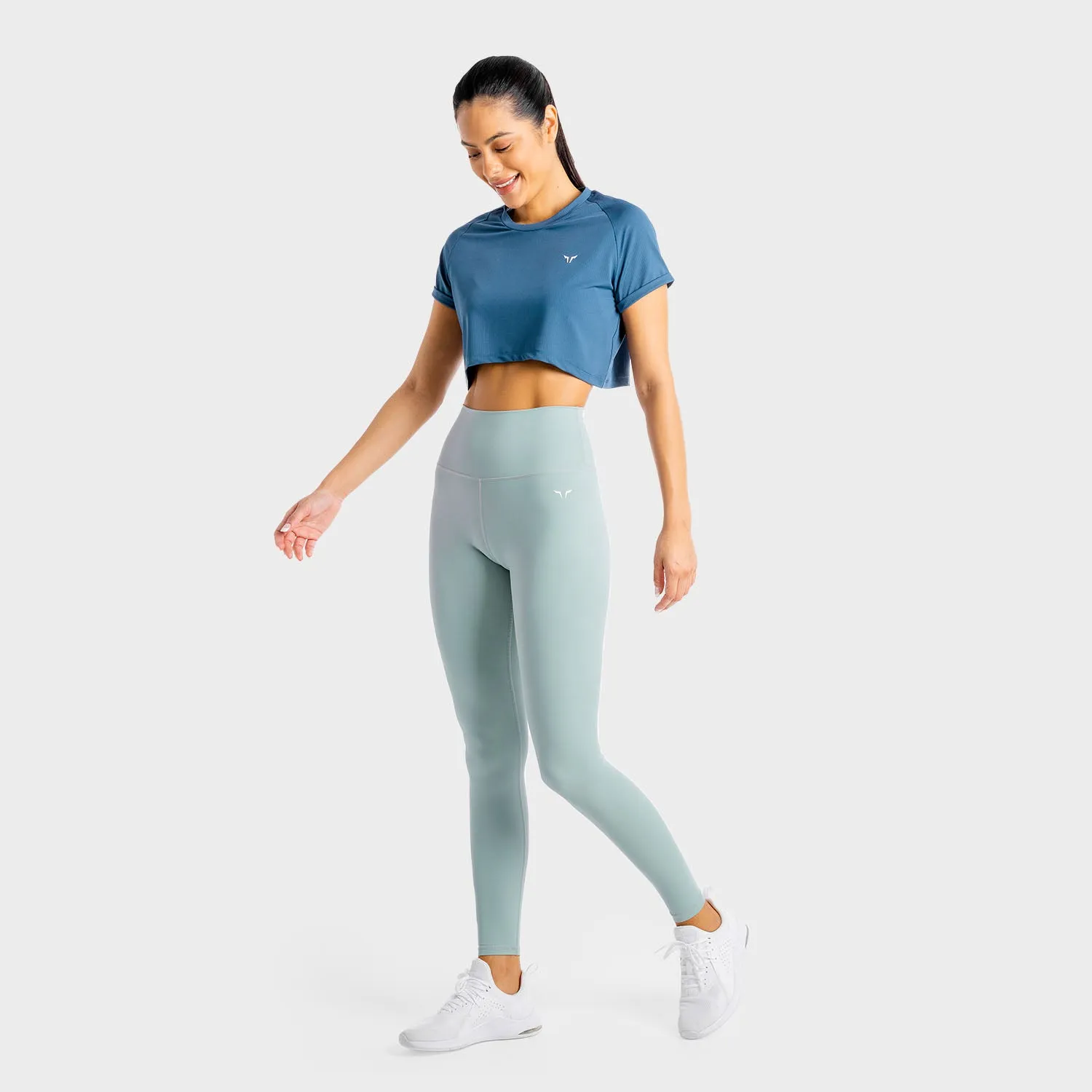 Core Agile Leggings - Dusty Blue