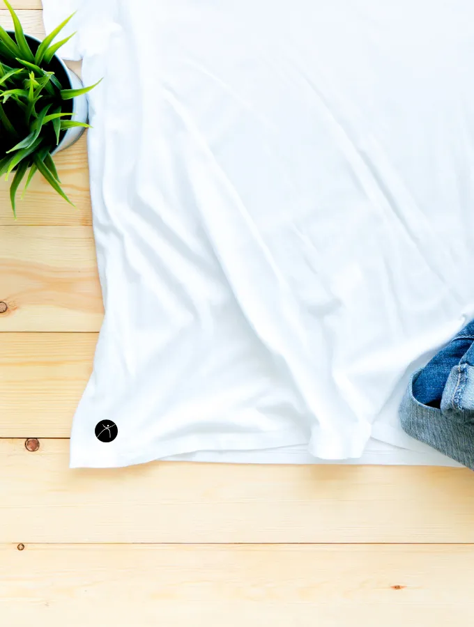 DANDELION FITTED TEE - WHITE