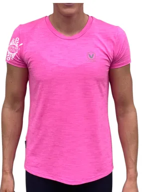 DRUMMERS - Women's UV Performance Tech Tee - Pink - CUSTOM