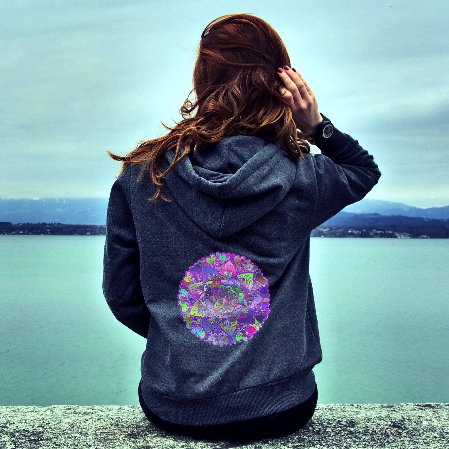 Hoodie Premium Women - Mandala Harmony Hoodie