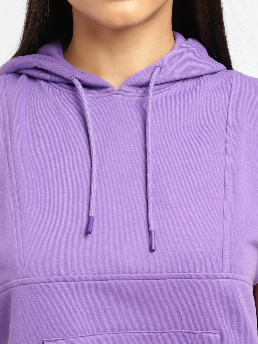 Levi's x Deepika Padukone Solid Purple Hoodies