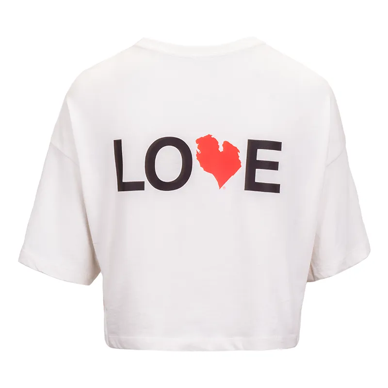 LOVE CROP T-SHIRT