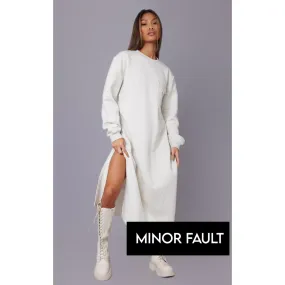 (Minor Fault) Oversized Split Jumper Dress