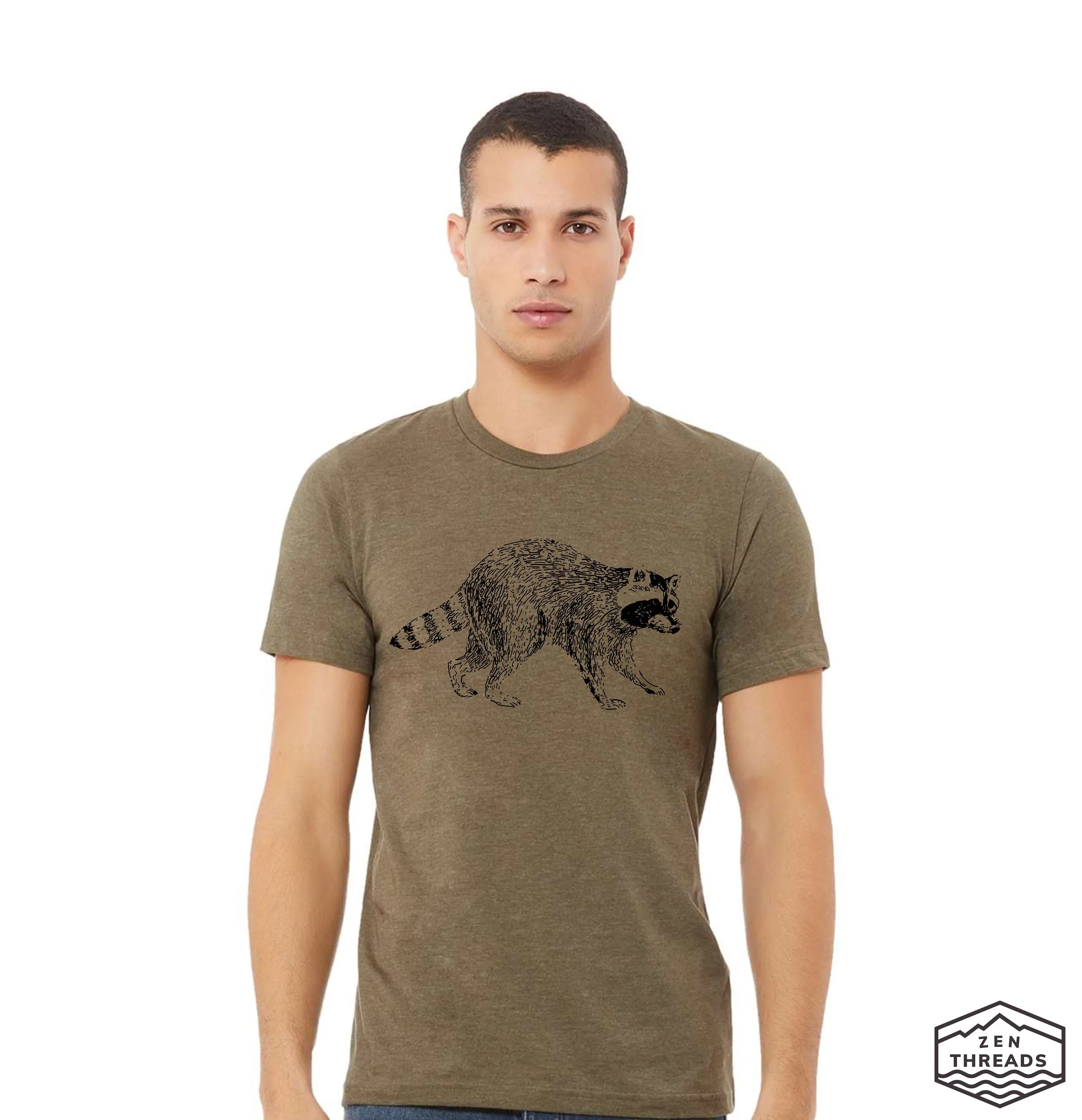 Raccoon Nocturnal Wildlife T-Shirt for Men & Women