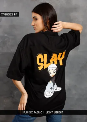 Slay Womens Fluidic Oversized Shirt