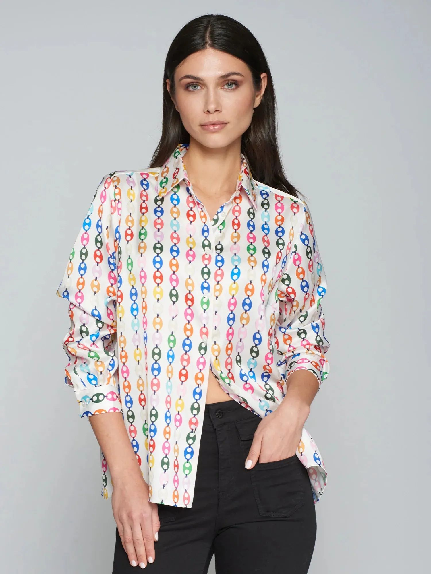 VILAGALLO SHIRT IRINA MULTICOLOUR