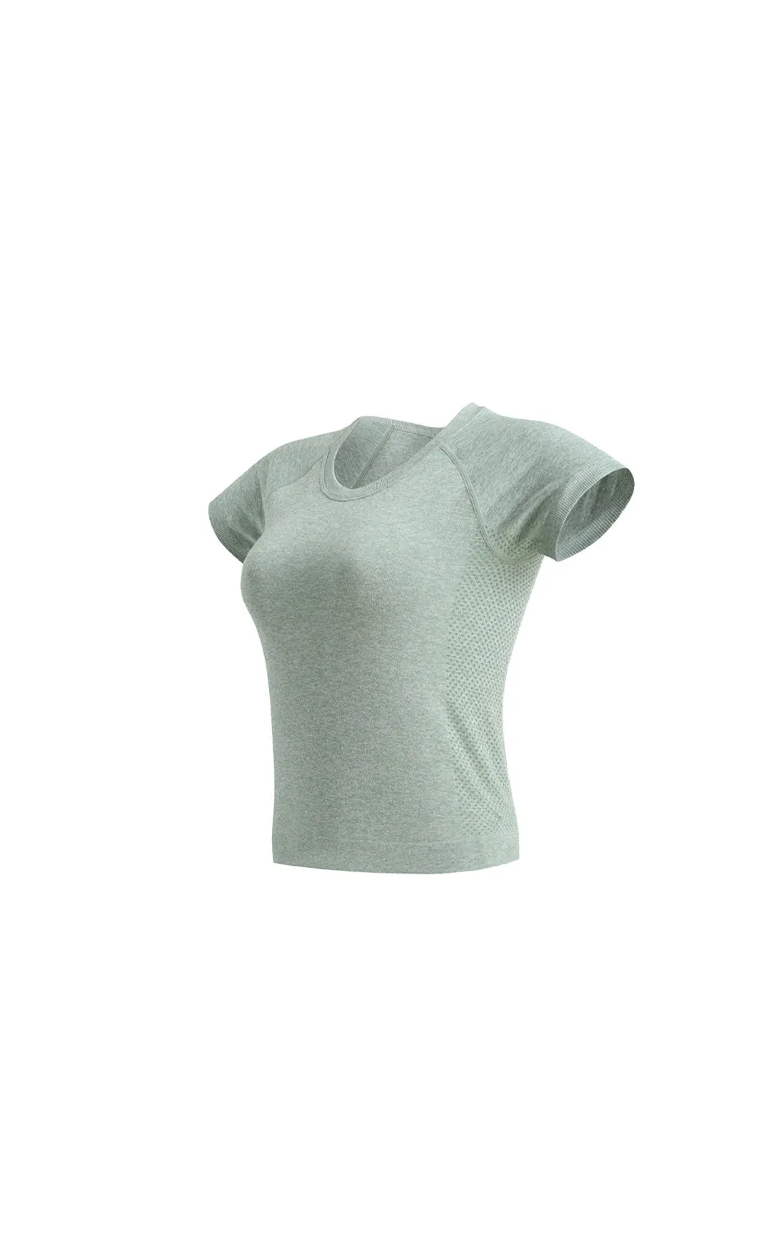 Vitality Energy Tee - Eucalyptus Marl