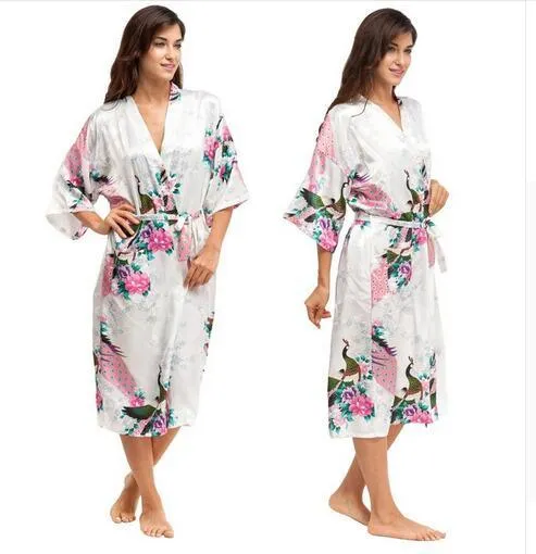 Women Satin Robe Silk Robes Night