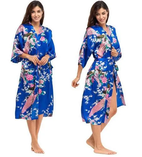 Women Satin Robe Silk Robes Night